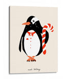 Dulces Fiestas Pingüino Festivo - Annick | Cuadro decorativo de Canvas Lab