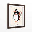 Dulces Fiestas Pingüino Festivo - Annick | Cuadro decorativo de Canvas Lab