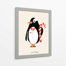 Dulces Fiestas Pingüino Festivo - Annick | Cuadro decorativo de Canvas Lab