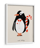 Dulces Fiestas Pingüino Festivo - Annick | Cuadro decorativo de Canvas Lab