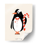 Dulces Fiestas Pingüino Festivo - Annick | Cuadro decorativo de Canvas Lab