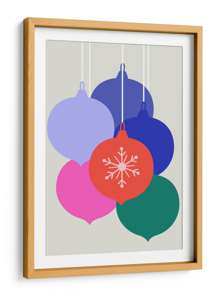 Xmas Christmas 00036 - Kubistika | Cuadro decorativo de Canvas Lab