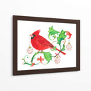 Cardenal de Vacaciones - Isabelle Brent | Cuadro decorativo de Canvas Lab