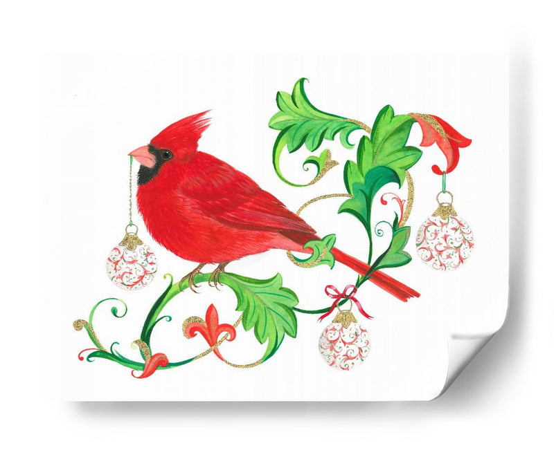 Cardenal de Vacaciones - Isabelle Brent | Cuadro decorativo de Canvas Lab