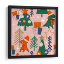 Fiesta de Navidad de Dinosaurios Rosa - Susana Costa | Cuadro decorativo de Canvas Lab