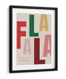 Temporada Navideña FaLaLa - Prints by Ayleen | Cuadro decorativo de Canvas Lab