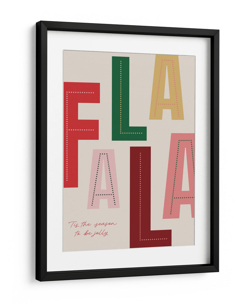 Temporada Navideña FaLaLa - Prints by Ayleen | Cuadro decorativo de Canvas Lab