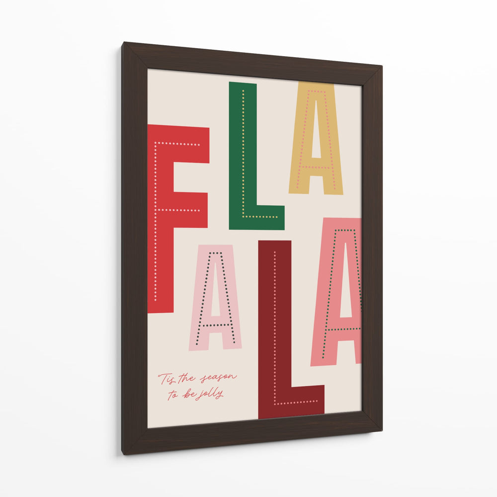 Temporada Navideña FaLaLa - Prints by Ayleen | Cuadro decorativo de Canvas Lab