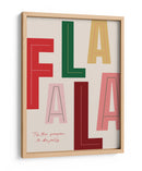 Temporada Navideña FaLaLa - Prints by Ayleen | Cuadro decorativo de Canvas Lab