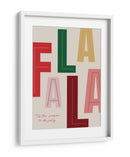 Temporada Navideña FaLaLa - Prints by Ayleen | Cuadro decorativo de Canvas Lab