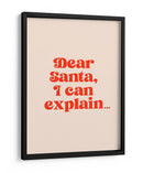 Querido Papá Noel: Te lo puedo explicar. - Prints by Ayleen | Cuadro decorativo de Canvas Lab