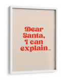 Querido Papá Noel: Te lo puedo explicar. - Prints by Ayleen | Cuadro decorativo de Canvas Lab