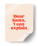 Querido Papá Noel: Te lo puedo explicar. - Prints by Ayleen | Cuadro decorativo de Canvas Lab