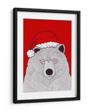 Oso rojo de Santa - Stephen Wade | Cuadro decorativo de Canvas Lab