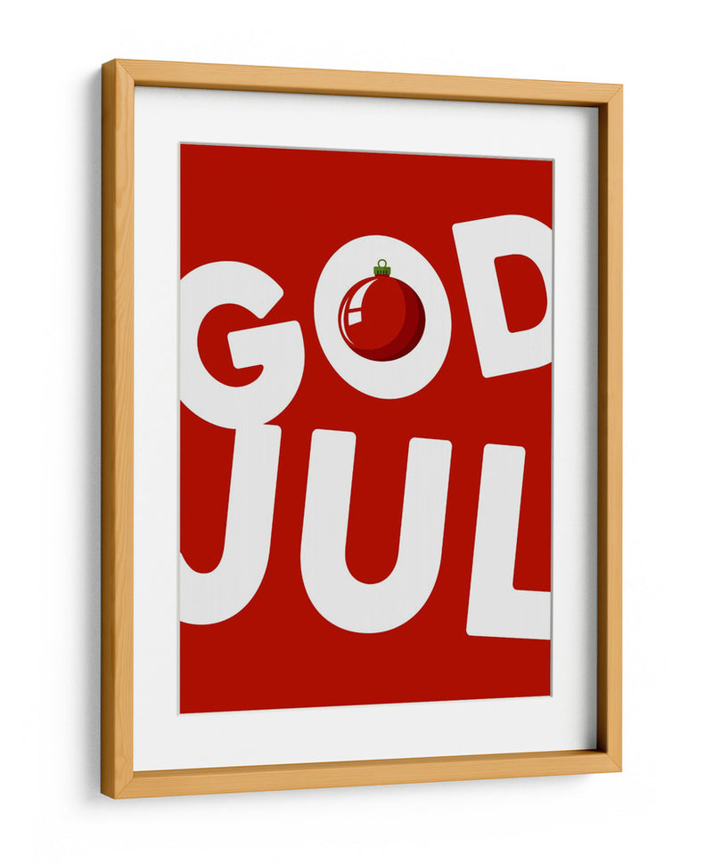 God Jul - Andreas Magnusson | Cuadro decorativo de Canvas Lab