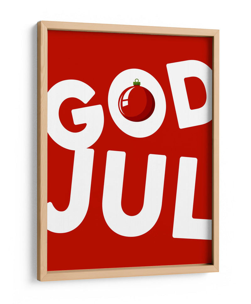 God Jul - Andreas Magnusson | Cuadro decorativo de Canvas Lab
