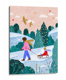 Paseo en trineo nevado - Bea Muller | Cuadro decorativo de Canvas Lab