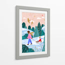 Paseo en trineo nevado - Bea Muller | Cuadro decorativo de Canvas Lab