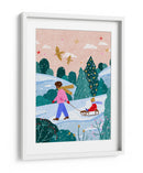 Paseo en trineo nevado - Bea Muller | Cuadro decorativo de Canvas Lab