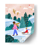 Paseo en trineo nevado - Bea Muller | Cuadro decorativo de Canvas Lab