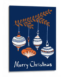 Pequeñas y alegres bolas de Navidad azules - Annick | Cuadro decorativo de Canvas Lab