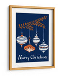 Pequeñas y alegres bolas de Navidad azules - Annick | Cuadro decorativo de Canvas Lab