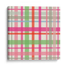 Patrón de tartán de invierno de Navidad - Annick | Cuadro decorativo de Canvas Lab