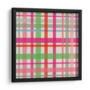 Patrón de tartán de invierno de Navidad - Annick | Cuadro decorativo de Canvas Lab