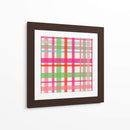 Patrón de tartán de invierno de Navidad - Annick | Cuadro decorativo de Canvas Lab