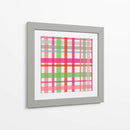 Patrón de tartán de invierno de Navidad - Annick | Cuadro decorativo de Canvas Lab