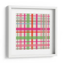 Patrón de tartán de invierno de Navidad - Annick | Cuadro decorativo de Canvas Lab