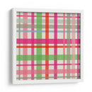 Patrón de tartán de invierno de Navidad - Annick | Cuadro decorativo de Canvas Lab