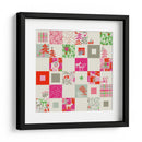 Patrón de retazos de invierno de Navidad - Annick | Cuadro decorativo de Canvas Lab