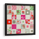 Patrón de retazos de invierno de Navidad - Annick | Cuadro decorativo de Canvas Lab