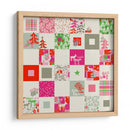 Patrón de retazos de invierno de Navidad - Annick | Cuadro decorativo de Canvas Lab