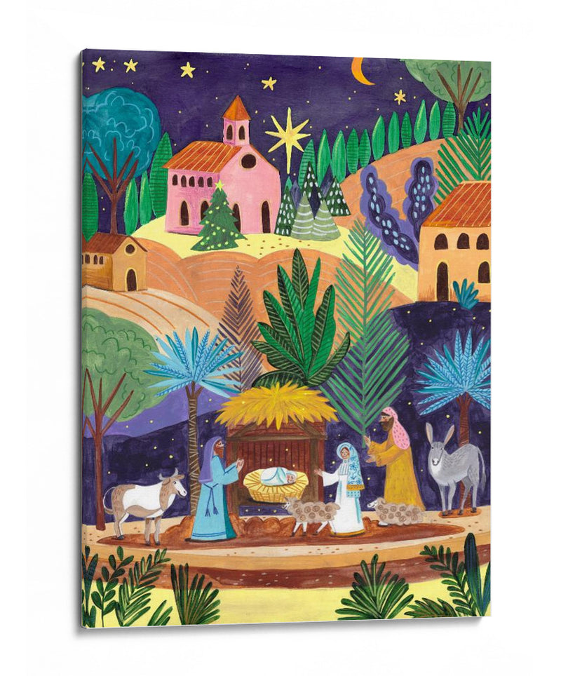 Belén noche estrellada - Caroline Bonne Muller | Cuadro decorativo de Canvas Lab