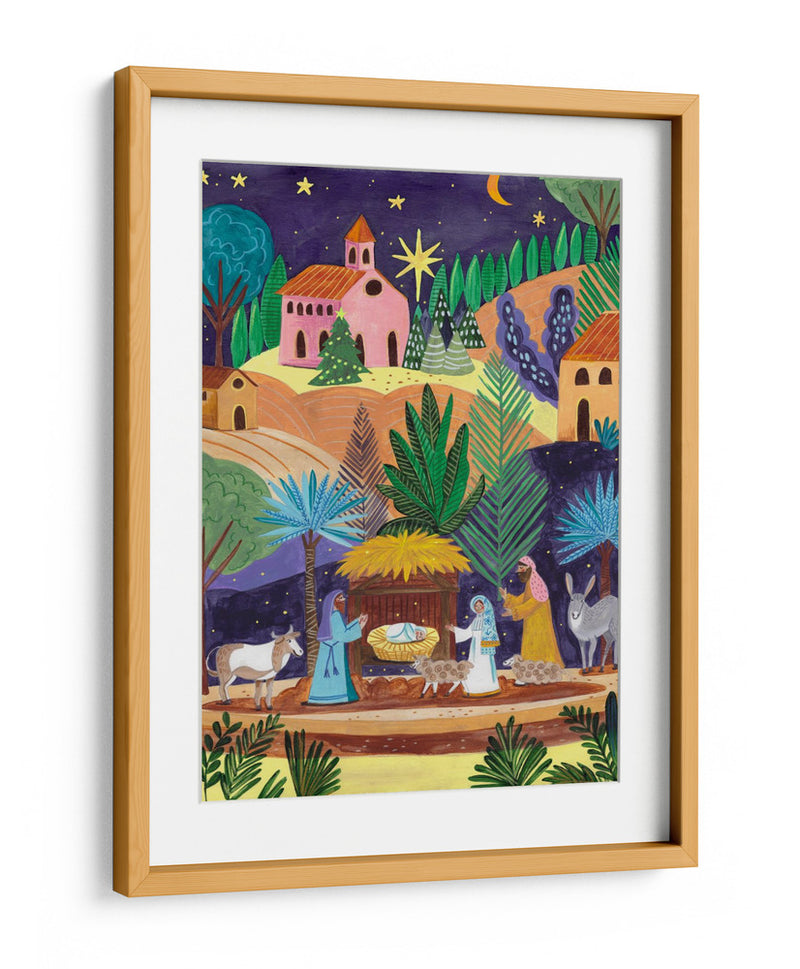 Belén noche estrellada - Caroline Bonne Muller | Cuadro decorativo de Canvas Lab