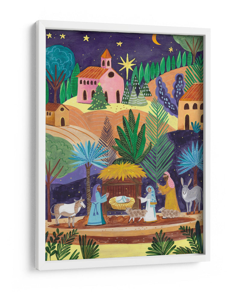 Belén noche estrellada - Caroline Bonne Muller | Cuadro decorativo de Canvas Lab