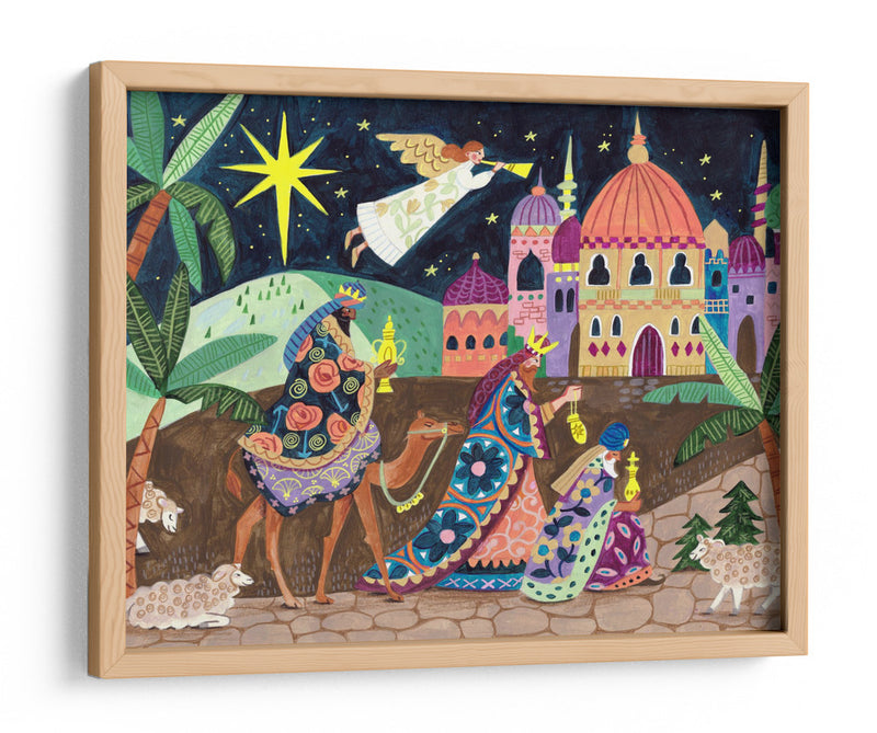 Los Tres Reyes Magos y un Ángel - Caroline Bonne Muller | Cuadro decorativo de Canvas Lab