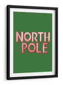 Escena Invernal: Grabado de Arte Popular : Polo Norte - casa cartissi | Cuadro decorativo de Canvas Lab