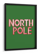 Escena Invernal: Grabado de Arte Popular : Polo Norte - casa cartissi | Cuadro decorativo de Canvas Lab