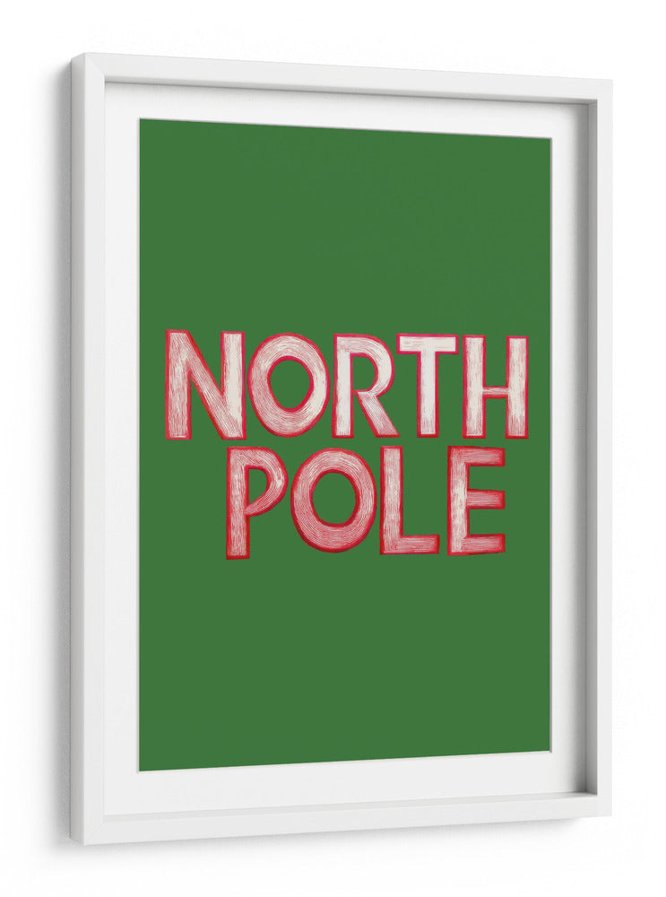 Escena Invernal: Grabado de Arte Popular : Polo Norte - casa cartissi | Cuadro decorativo de Canvas Lab