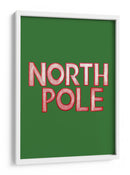 Escena Invernal: Grabado de Arte Popular : Polo Norte - casa cartissi | Cuadro decorativo de Canvas Lab