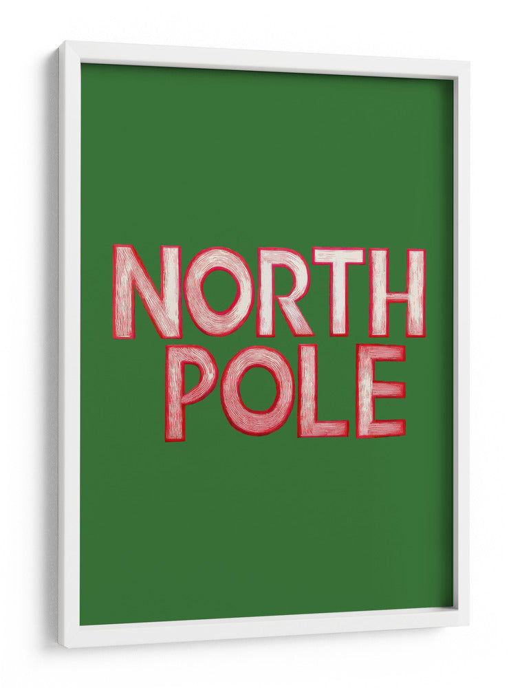 Escena Invernal: Grabado de Arte Popular : Polo Norte - casa cartissi | Cuadro decorativo de Canvas Lab