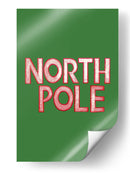 Escena Invernal: Grabado de Arte Popular : Polo Norte - casa cartissi | Cuadro decorativo de Canvas Lab