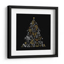 Feliz Navidad Iconos Festivos - Marika Barsrsind | Cuadro decorativo de Canvas Lab