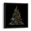 Feliz Navidad Iconos Festivos - Marika Barsrsind | Cuadro decorativo de Canvas Lab
