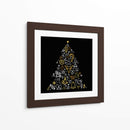 Feliz Navidad Iconos Festivos - Marika Barsrsind | Cuadro decorativo de Canvas Lab