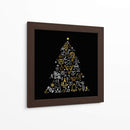 Feliz Navidad Iconos Festivos - Marika Barsrsind | Cuadro decorativo de Canvas Lab