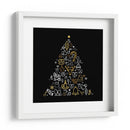 Feliz Navidad Iconos Festivos - Marika Barsrsind | Cuadro decorativo de Canvas Lab